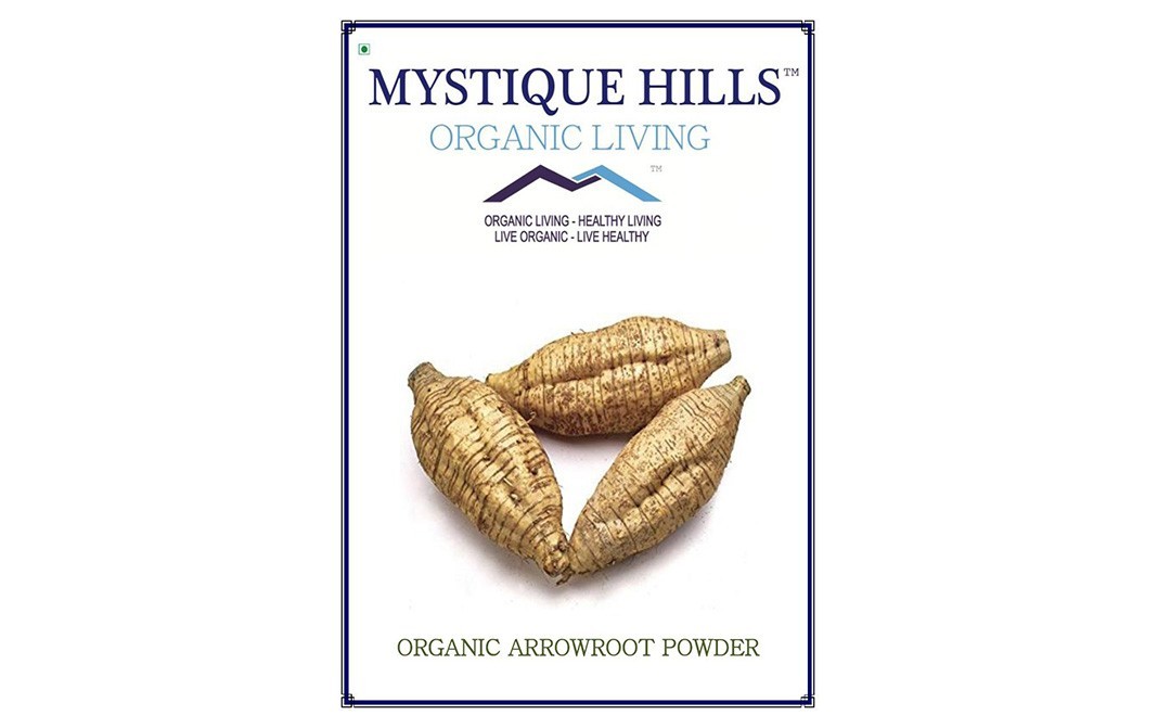 Mystique Hills Organic Arrowroot Powder   Box  100 grams